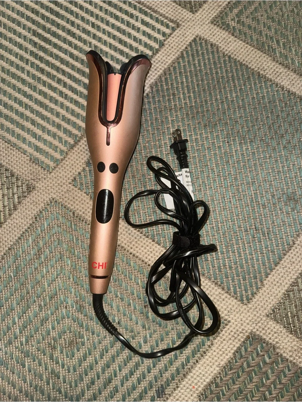 CHI Rose Gold Auto Curler - Women’s Hair Styling Tool